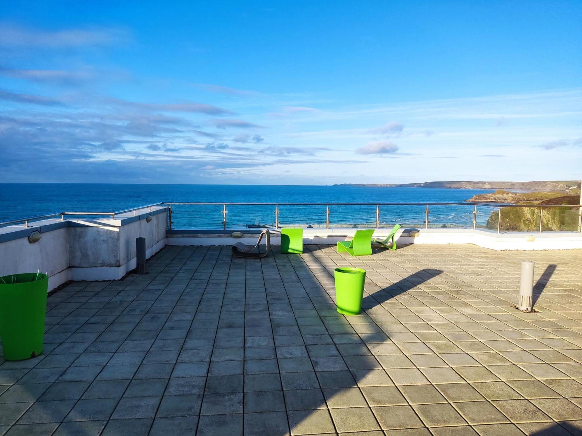 Newquay Rocklands Beach View Exterior foto