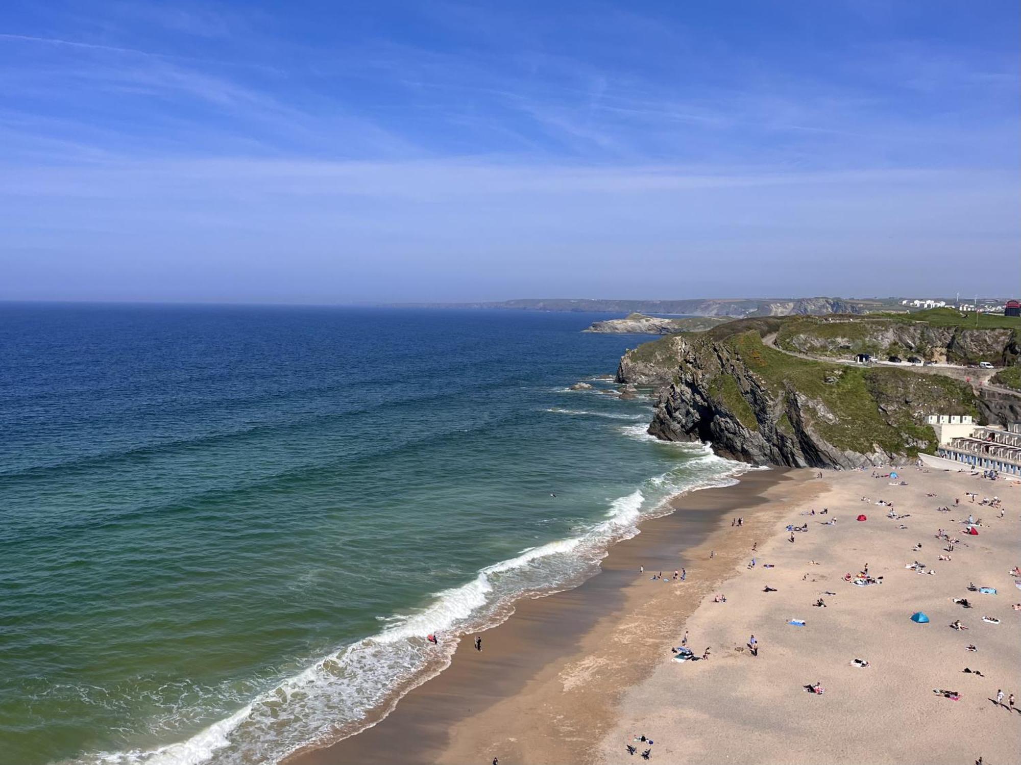Newquay Rocklands Beach View Exterior foto